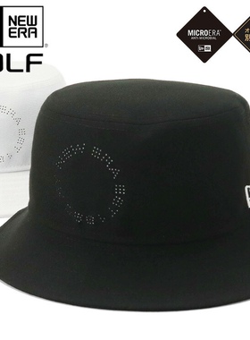 特别订制 New Era 纽亦华 GOLF 高尔夫系列 渔夫帽子 镂空透气