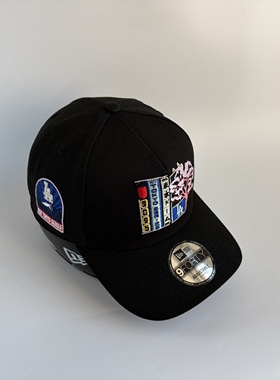 New Era/纽亦华MLB洛杉矶道奇队东京赛纪念款棒球帽子 高顶9FORTY