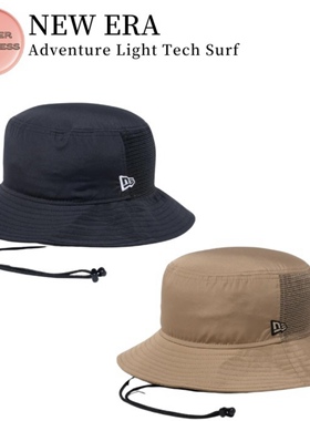 New Era 纽亦华 渔夫帽子 轻薄网眼镂空速干ADVENTURE