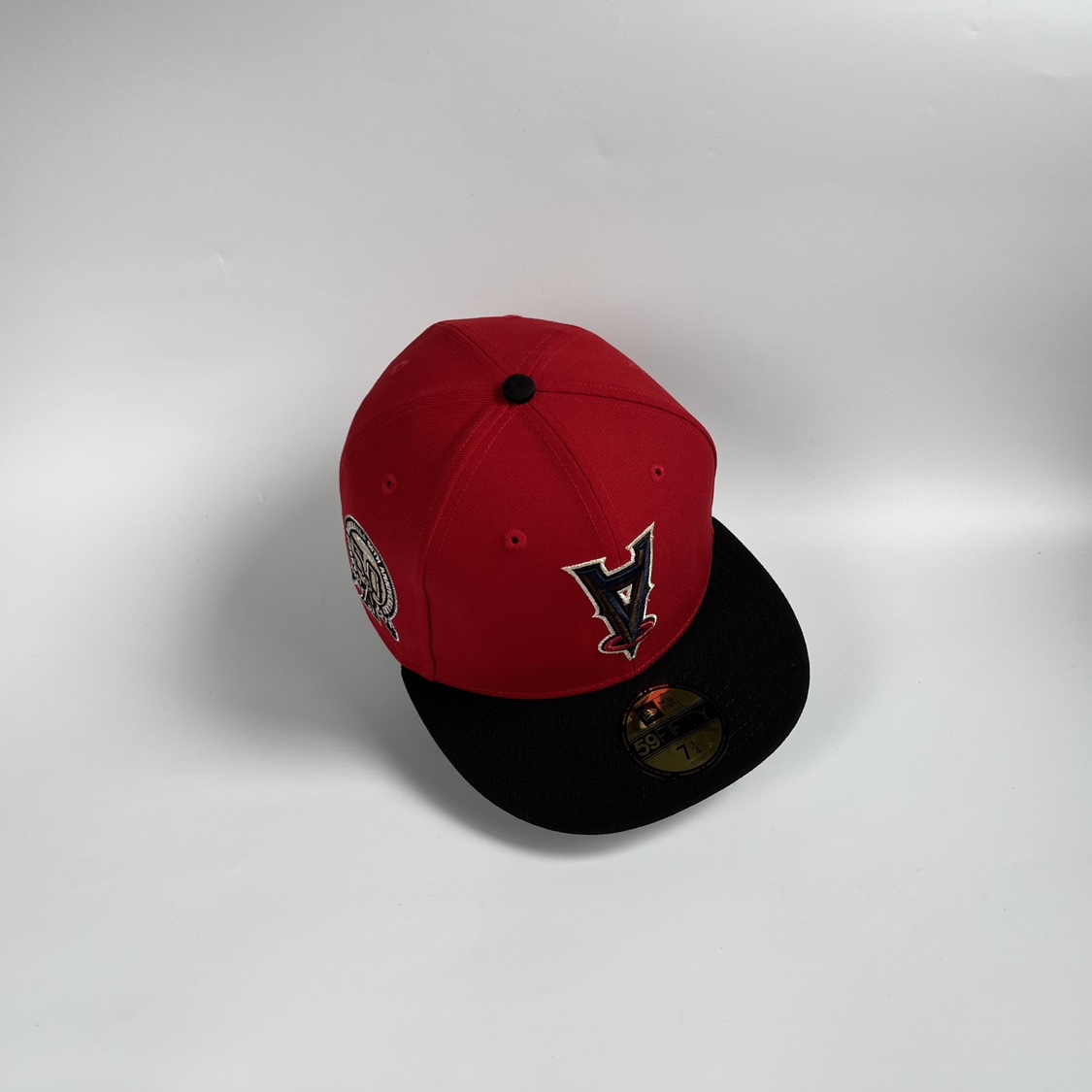 New Era 纽亦华 MLB 洛杉矶天使队 倒logo 荧光 棒球帽子 59FIFTY