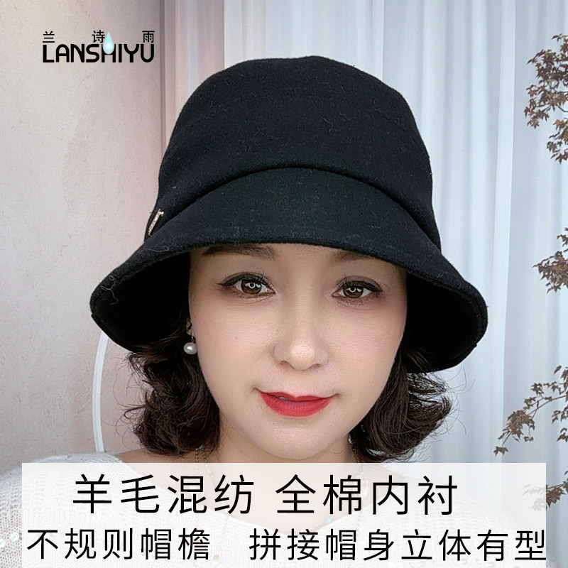 不规则时尚卷边帽檐,全棉内衬