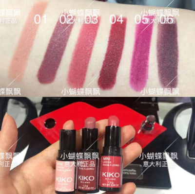 包邮特价现货 意大利 kiko mini lipstick 迷你小号口红唇膏