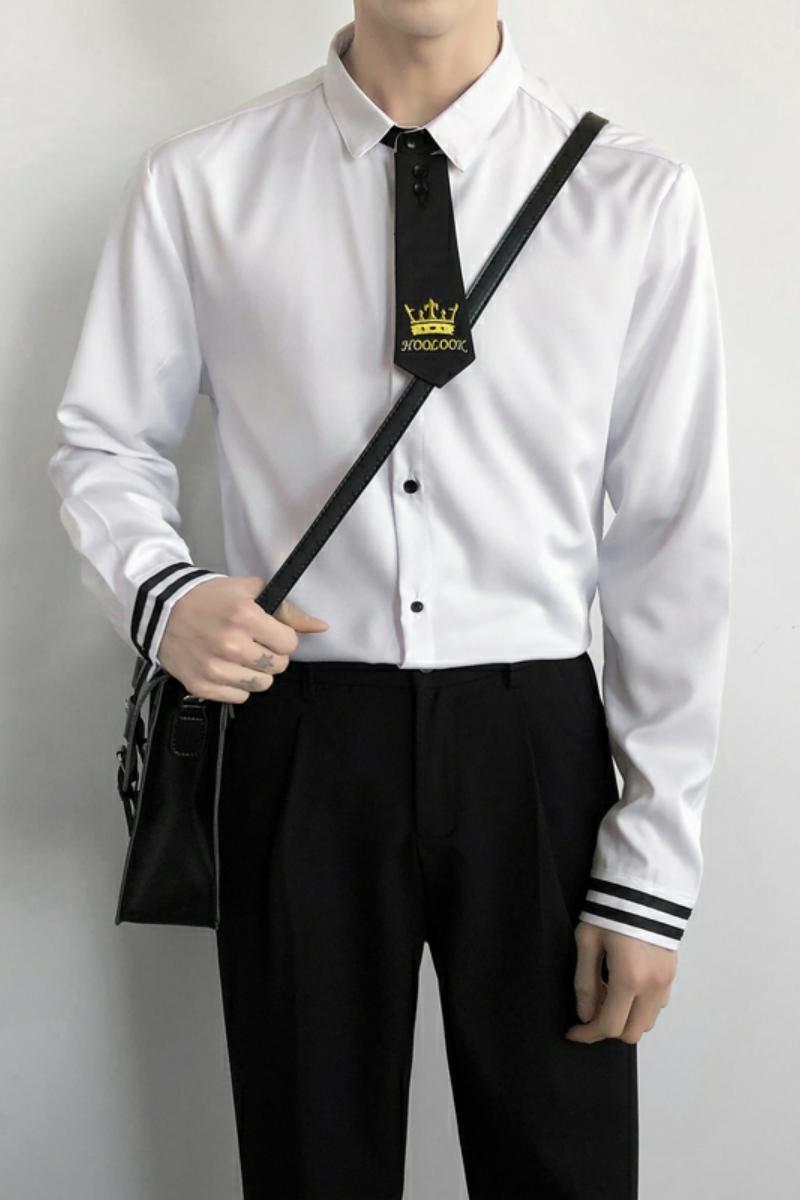 714B/D609P45学院文艺风白衬衫空少衬衣学生团体服班服S-5XL,男装衬衫,星座714B(原C313-1)