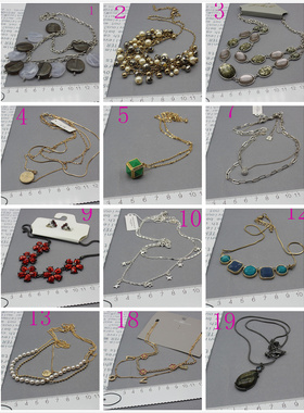 钻珠珠合金女短款项链