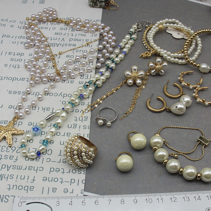 亚克力珠珠项链手链耳环