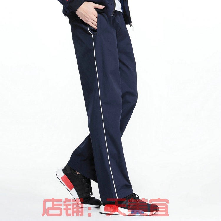 夏薄棉布学生宽松直筒西裤校服裤