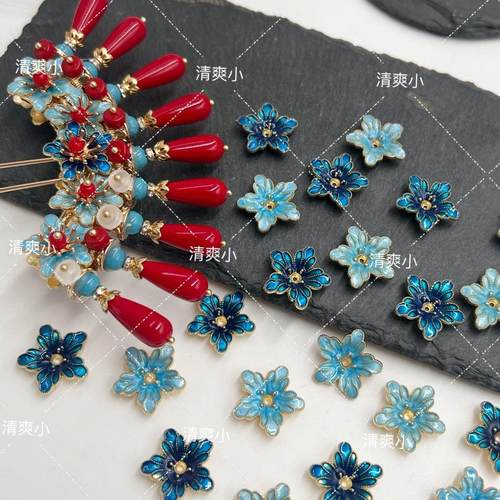 10*12MM本色玻璃珠子DIY手链项链