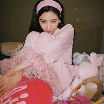 sleeper粉色羽毛睡衣女款夏季长袖春秋棉绸女士夏季家居服套装