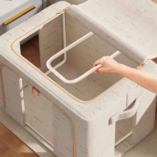 【推荐高品质！】天山棉麻收纳箱