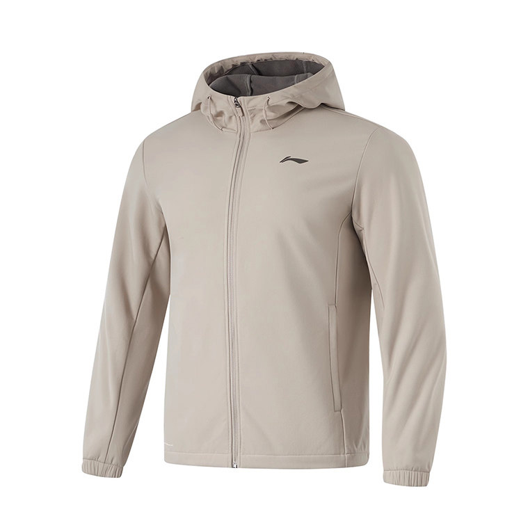 李宁正品2024冬男厚加绒梭织保暖连帽夹克外套AFDU529-5/6/3/4