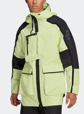 Adidas阿迪达斯男装 户外防风连帽夹克外套 H48578 H39324 KA2428
