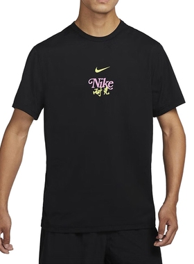 Nike/耐克 男子宽松休闲圆领短袖运动训练印花T恤 HM4459-010