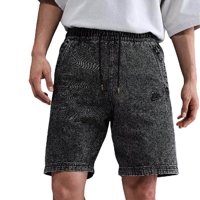 nike耐克男裤 时尚运动休闲舒适百搭牛仔短裤 IF2858-010