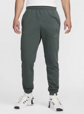 NIKE耐克男裤 新款百搭舒适速干运动休闲针织束脚长裤 FV9947-338