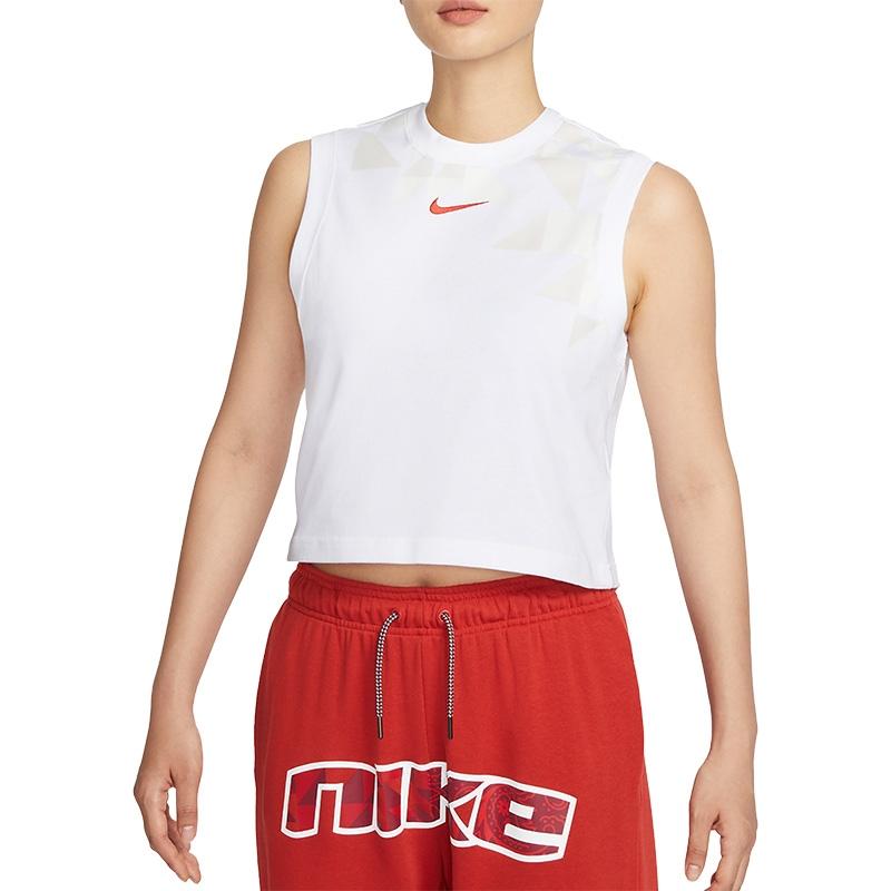 耐克女休闲圆领无袖背心T恤