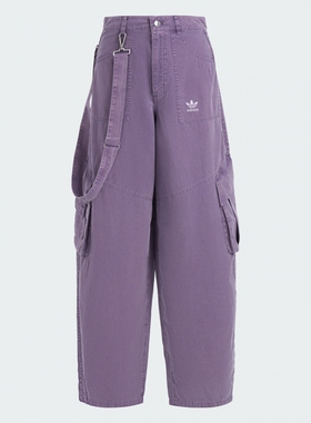 adidas三叶草女裤 舒适宽松休闲工装长裤KH1179 KH1180 KC5869