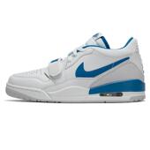 HJ3480 耐克AIR 140 312 白蓝男子魔术贴休闲篮球鞋 JORDAN LEGACY