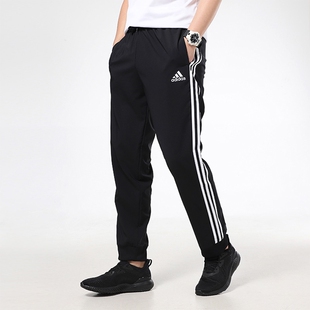 新款 夏季 训练运动裤 三条纹收口裤 GK8980 Adidas 子 阿迪达斯男裤