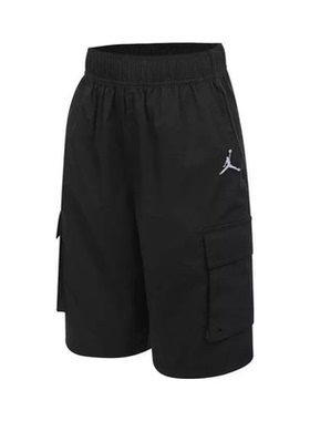 NIKE耐克大童裤 经典舒适百搭透气休闲运动短裤JD2532127GS-002