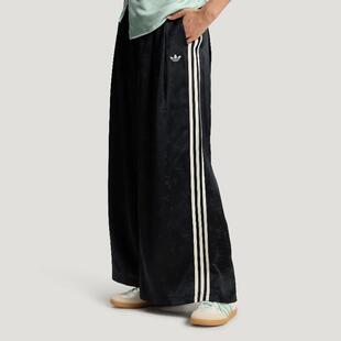 断码清仓/adidas三叶草 女子潮流时尚宽松舒适阔腿长裤KY5747