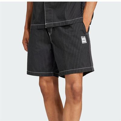adidas三叶草男条纹透气短裤