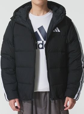 adidas阿迪男装 潮流百搭休闲连帽羽绒服KH3987 KH3993 IV7563