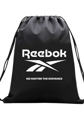 Reebok锐步男女包 大LOGO通用型便携抽绳双肩包42R21801U FQ5515