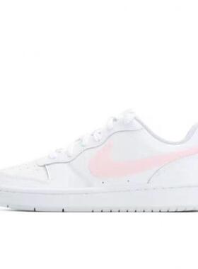 NIKE/耐克 COIRT BOROUGH 鸳鸯钩大童低帮小白鞋板鞋 DD3023-100
