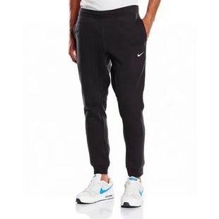 716831 耐克 男子刺绣小勾logo加绒运动休闲束口长裤 正品 063 Nike
