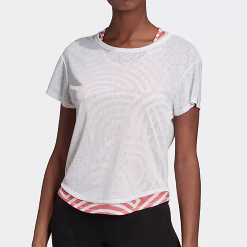 阿迪达斯短袖女子两件套透气