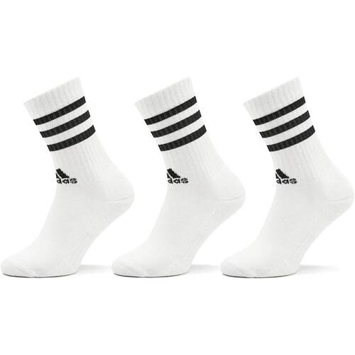 adidas男女透气中筒运动袜3双装