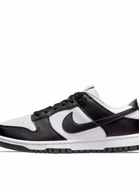 Nike耐克女鞋 Dunk White Black 熊猫低帮休闲板鞋 DD1873-102
