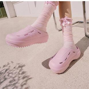 adidas阿迪男女鞋 OZWAVE CLOG休闲包头拖鞋JR6756JR6758JR6759