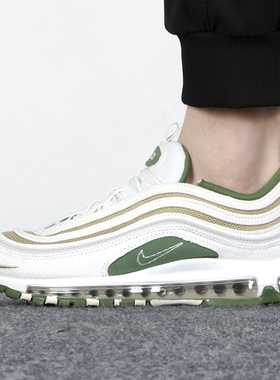 Nike耐克AIR MAX 97 SE白绿色子弹头运动气垫跑步鞋男 DM8588-100