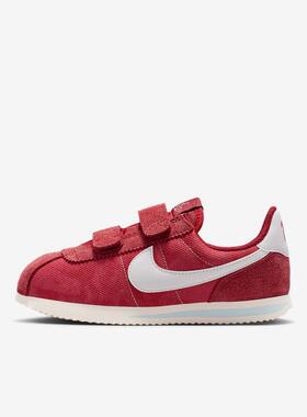 Nike耐克 中童鞋简约舒适低帮魔术贴耐磨运动休闲鞋IO9255-600