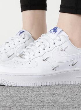 Nike耐克女鞋 AIR FORCE 1时尚简约百搭舒适缓震板鞋CT1990-100