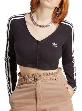 Adidas三叶草女装 潮流时尚运动休闲长袖T恤IC5473 JD0014