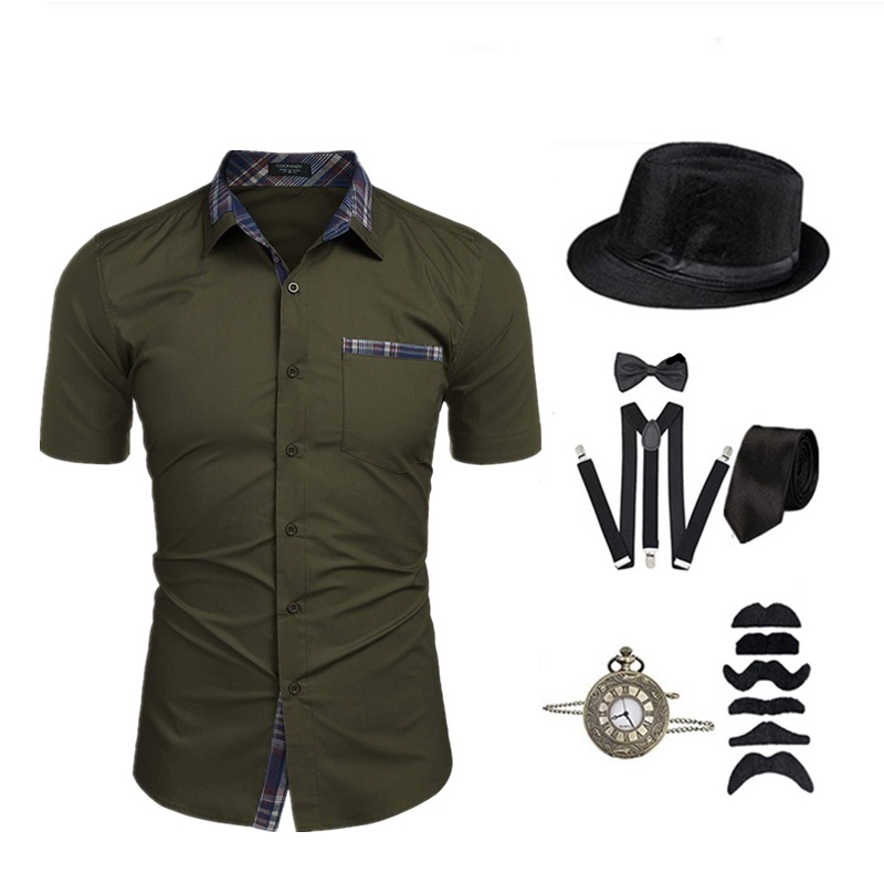 外贸爆款1920S盖茨比聚会套装嘉年华衬衣年会舞台演出歌手街舞