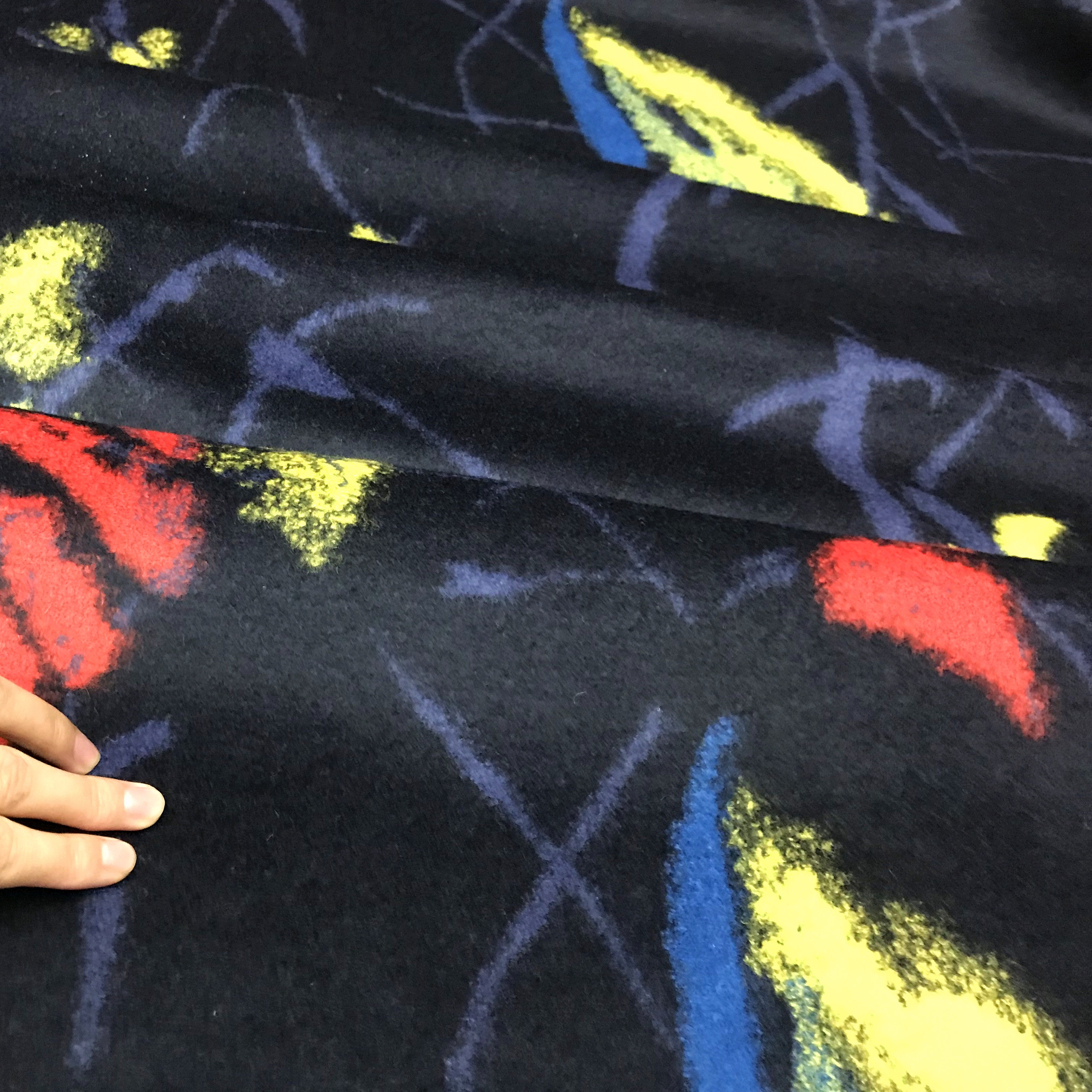 新款加厚双面羊绒面料高端进口深藏青印花羊毛纯精品女装制衣布料,纺织面料/辅料/配套,毛呢布料,淘宝优惠券,粉丝福利购,淘宝优惠卷