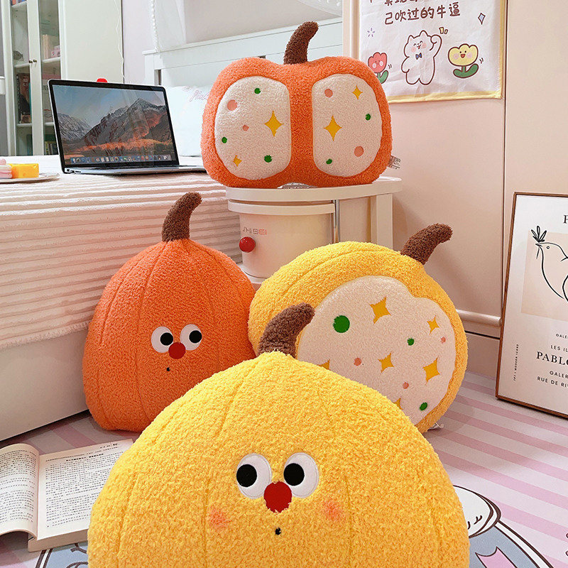 ins风仿真南瓜抱枕家居异形沙发抱枕多巴胺靠垫装饰客厅卧室摆件