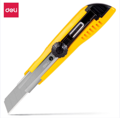 得力2043美工刀(黄色)蓝色