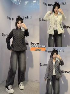 棉衣 新款 72度ED89大码 鹅绒服女胖MM超轻薄羽绒服200斤女装