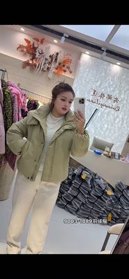 芮娜依莲9003大码羽绒服女胖MM棉服200斤女装新款国标90白鸭绒冬