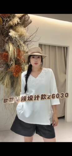 香港芸卉26240大码雪纺衫女胖mm拼接蕾丝衫200斤女装新款上衣秋装