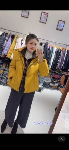 芮娜依莲9528大码羽绒服女胖mm国标90白鸭绒200斤女装新款外套冬