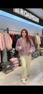 水淼皮毛一体外套女胖mm短毛毛大衣200斤女装新款上衣保暖皮草冬