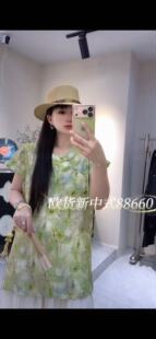流依涵88660大码雪纺衬衫女胖mm新中式国风改良旗袍200斤女装新款