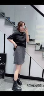 蜕变日记3182大码半身裙胖mm毛呢裙子200斤女装新款丝巾超短裙冬