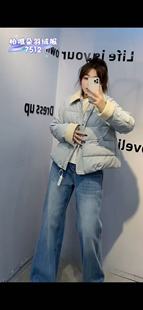 新款 棉衣200斤女装 90白鸭绒棉服冬 羽绒服女胖MM短款 72度7512大码