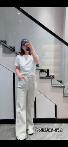 蜕变日记10508大码牛仔裤女胖mm阔腿裤直筒裤子200斤女装新款夏装